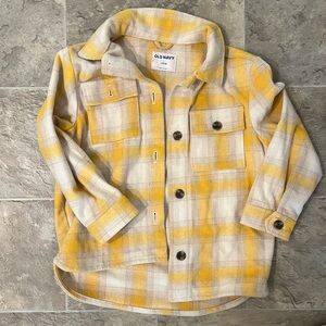 Girls yellow shacket